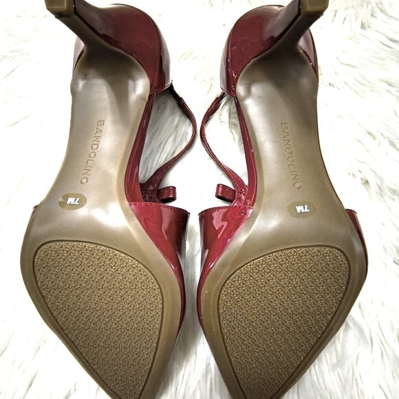 NIB Women's Bandolino Women's Zeffer Pump - Size 7 Red - Picture 6 of 7